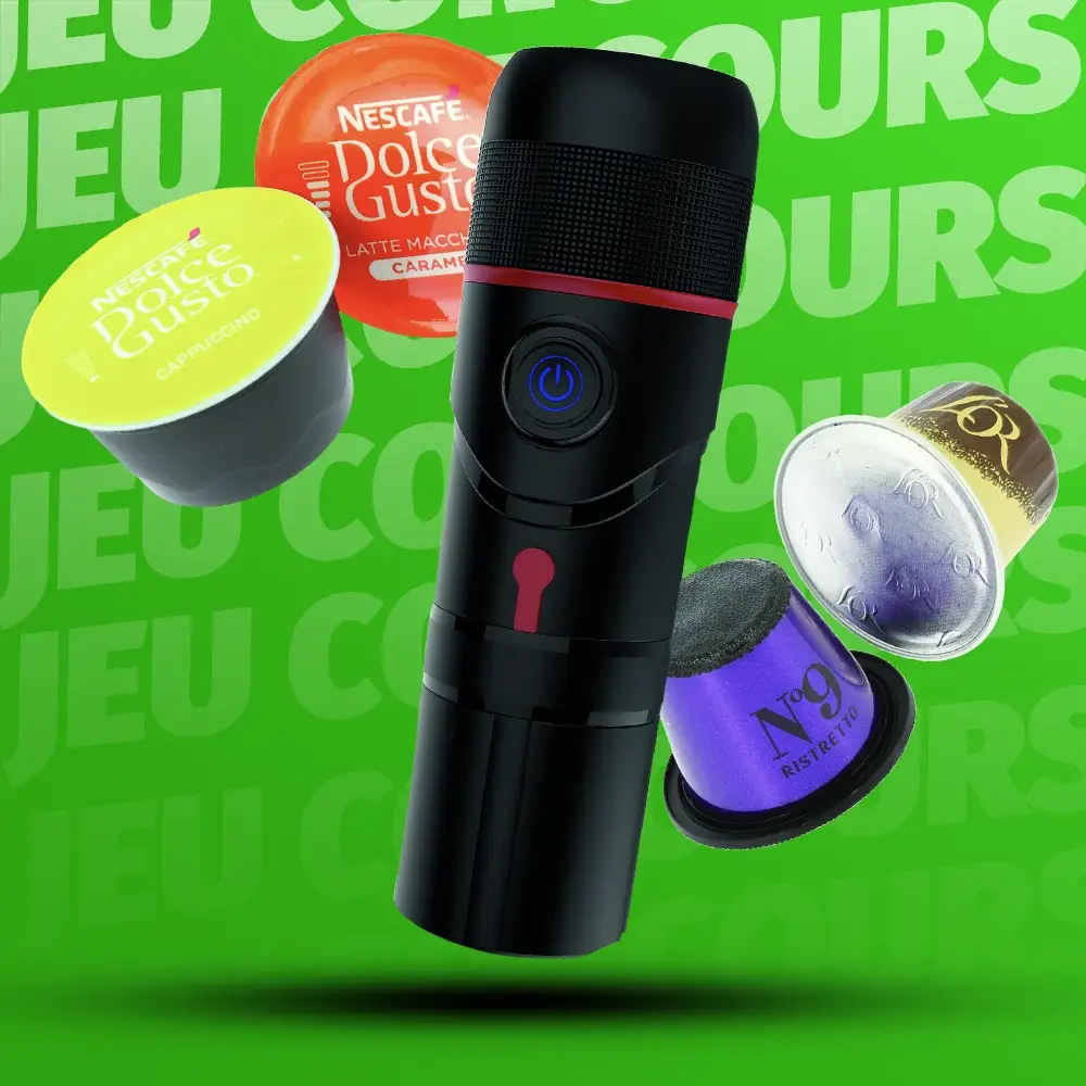 Machine espresso jeu concours van a gagner roots evasion Machine expresso portable + 2 participation au tirage au sort – Image 1