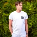 Roots Evasion Concours van Tshirt Blanc avant Homme