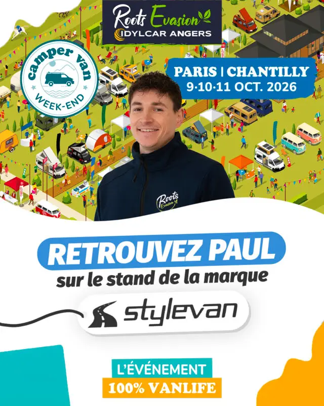 Camper Van Week-End : Roots Évasion vous donne rendez-vous à Chantilly !